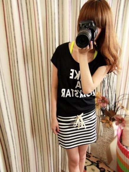 Sale(ส่งฟรี) แบรนด์เกาหลี  ชุดเดรสแฟชั่นนำเข้า เกาหลี สีดำ  เนื้อผ้านิ่มมือ  ใส่