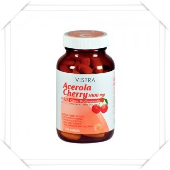 VISTRA Acerola Cherry 1000 mg. 