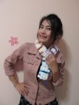 ผ้าพันคอไหมปอมปอม