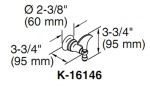 ขอแขวนผ้ายี่ห้อ KOHLER รุ่น K-16146-CP Revival โครมเมี่ยม