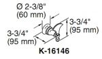 ขอแขวนผ้ายี่ห้อ KOHLER รุ่น K-16146-CP Revival โครมเมี่ยม 