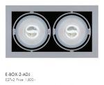 โคมดาวไลท์(DOWNLIGHT)ยี่ห้อ Lamptitude รุ่น E-BOX-2-ADJ