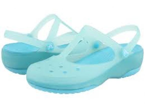 รองเท้า Crocs รุ่น Carlie Mary Jane สีฟ้า