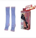 Japan Hot Slim Shaper Sleeping Beauty Leg Socks ถุงเท้าลดไขมันจ้า รุ่นสีม่วง