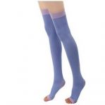 Japan Hot Slim Shaper Sleeping Beauty Leg Socks ถุงเท้าลดไขมันจ้า รุ่นสีม่วง