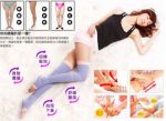 Japan Hot Slim Shaper Sleeping Beauty Leg Socks ถุงเท้าลดไขมันจ้า รุ่นสีม่วง