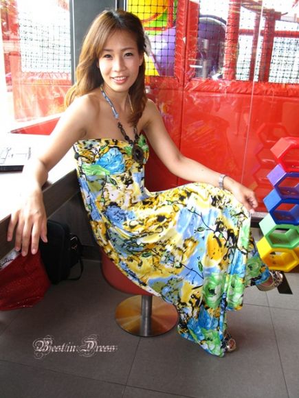 ชุดเดรสยาว, Maxi dress, ชุดแฟชั่น, เสื้อผ้าผู้หญิง, ใส่ไปทะเล, ราคาถูก, ขายส่ง, 
