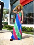 ชุดเดรสยาว, Maxi dress, ชุดแฟชั่น, ราคาถูก, ขายส่ง, ขายปลีก, พร้อมส่ง