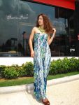 ชุดเดรสยาว, Maxi dress, ชุดแฟชั่น, เสื้อผ้าผู้หญิง, ใส่ไปทะเล, ราคาถูก, ขายส่ง, ขายปลีก, พร้อมส่ง