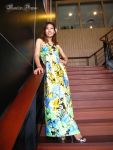 ชุดเดรสยาว, Maxi dress, ชุดแฟชั่น, เสื้อผ้าผู้หญิง, ใส่ไปทะเล, ราคาถูก, ขายส่ง, ขายปลีก, พร้อมส่ง