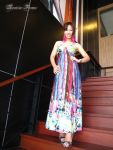 ชุดเดรสยาว, Maxi dress, ชุดแฟชั่น, เสื้อผ้าผู้หญิง, ใส่ไปทะเล, ราคาถูก, ขายส่ง, ขายปลีก, พร้อมส่ง