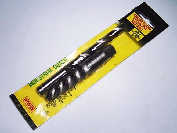 Hanson Screw Extractor and HSS Drill Set #53706 (Made in USA by IRWIN)