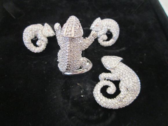 jewelry set silver 925