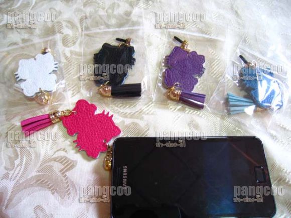 จุกเสียบหูฟัง แบบหนัง ลายKitty จุกเสียบหูฟัง แบบหนัง ลายKitty