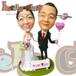 รับทำตุ๊กตาปั้นล้อเลียนแต่งงาน