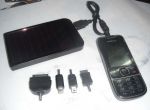 Solar Charger เครื่องชาร์จแบตเตอรี่โทรศัพท์มือถือด้วยพลังงานแสงอาทิตย์ ขายพร้อมสาย 10 in 1 USB อะแดป