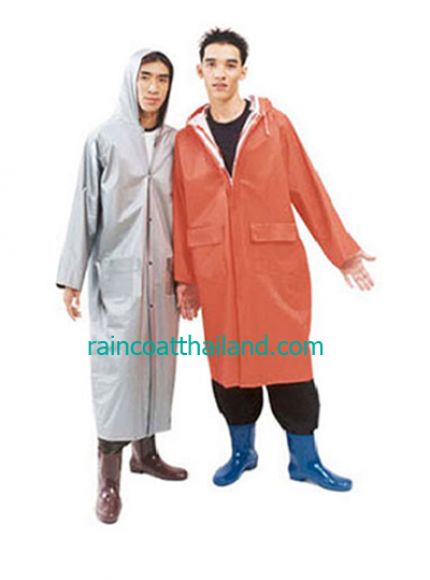 เสื้อกันฝนผู้ใหญ่ แบบชุดโค้ท ผ้า 2 หน้าอย่างดี  30- RG015