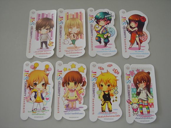 Book Marks JLS Celebrity ชุด 8 ใบ Book Marks JLS Celebrity ชุด 8 ใบ