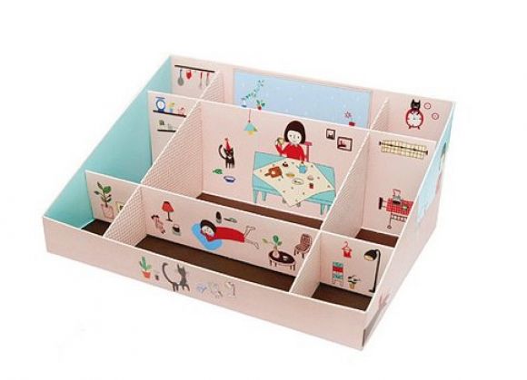 DIY - Clean Up Boxกล่องน่ารัก สไตล์เกาหลี ลวดลายน่ารัก