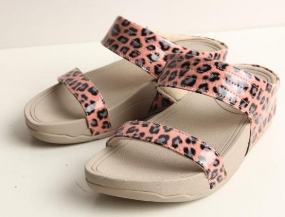 fitflop walkstar - leopard printing pink