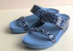 fitflop walkstar - leopard printing blue