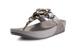 Fitflop :Women's Fleur Sandal  color :pewter