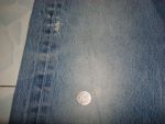 # 7517 # ยีนส์ Levi's 501 ผ้าทราย ของแท้ มือสอง เอว 35 ยาว 29 made in usa ตะเข็บสวยรางรถไฟ