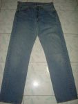 # 7600 # ยีนส์ Levi's 501 ผ้าทราย ของแท้ มือสอง เอว 33 ยาว 30 made in usa ตะเข็บสวยๆ