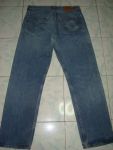 # 7517 # ยีนส์ Levi's 501 ผ้าทราย ของแท้ มือสอง เอว 35 ยาว 29 made in usa ตะเข็บสวยรางรถไฟ