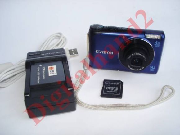 Digital Canon Power-Short A2200 14.1MP 4X Digital Canon Power-Short A2200 14.1MP 4X