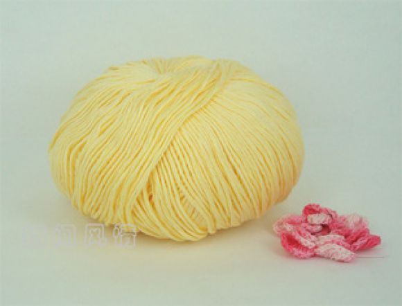 พร้อมส่ง  ไหมเยื่อไผ่ Delphi (104 - สีเหลือง)