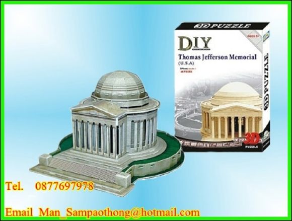 จิ๊กซอว์ 3 มิติ อนุสรณ์สถาน Thomas Jefferson (สหรัฐอเมริกา) 