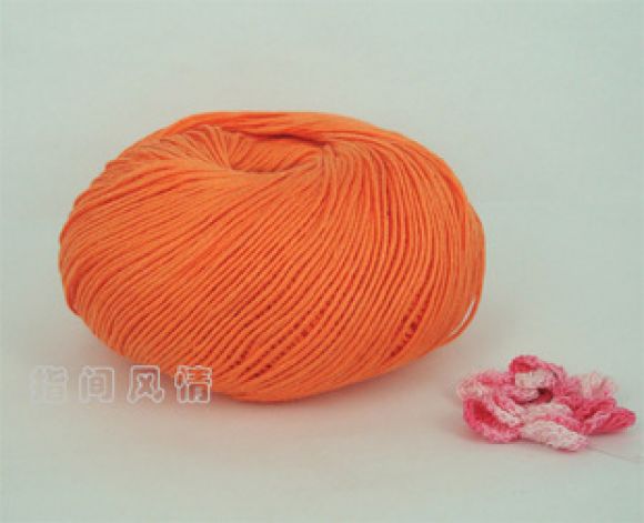 พร้อมส่ง ไหมเยื่อไผ่ Delphi (111- สีส้ม) พร้อมส่ง ไหมเยื่อไผ่ Delphi (111- สีส้ม)