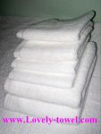 ผ้าขนหนูโรแรม รีสอทร์ ด้ายคู่ สีขาวและสีพื้นเข้ม น้ำเงิน เปลือกมังคุด น้ำตาล มีข
