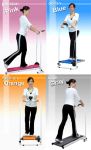 ลู่เดิน ลูวิ่ง รุ่นใหม่ล่าสุด ลู่เดินเพื่อสุขภาพ  Mini treadmill