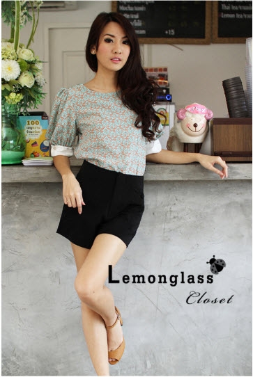 Her Feminine - Sinorita blouse เสื้อแขนพองเกาหลี้ Her Feminine - Sinorita blouse เสื้อแขนพองเกาหลี้