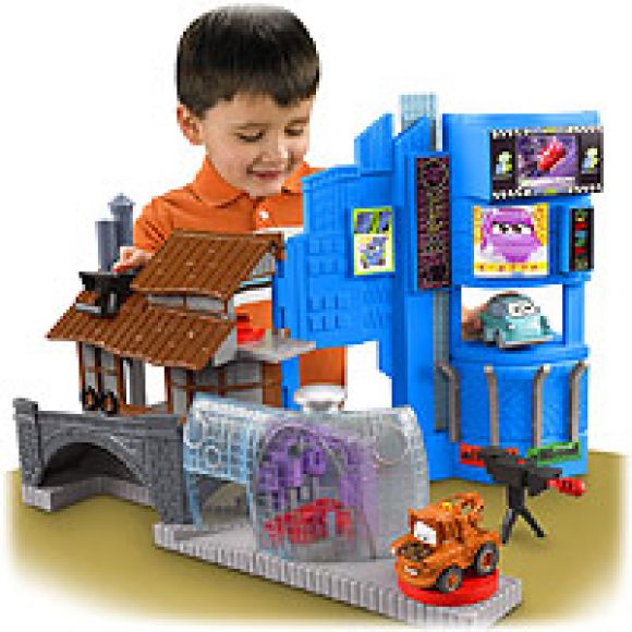 Pixar CARS 2 Movie Imaginext Exclusive Race Around The World Tokyo Villain Plays Pixar CARS 2 Movie Imaginext Exclusive Race Around The World Tokyo Villain Plays