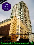 Sale CONDO ขายคอนโดทำเลทอง สวย CONDO Bann siri 24 (SUKHUMVIT 24) ชั้นที่ 11 th Floor พื้นที่ 60 ตรม.