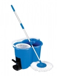 ไม้ม็อบปั่นแห้ง Easy mop ถังสีน้ำเงิน
