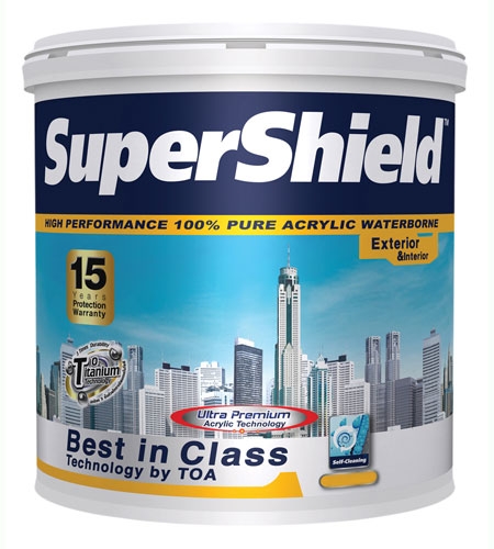 สีรองพื้นปูนใหม่ยี่ห้อ TOA รุ่น SUPERSHIELD # 0000 ขนาด5GL สีรองพื้นปูนใหม่ยี่ห้อ TOA รุ่น SUPERSHIELD # 0000 ขนาด5GL