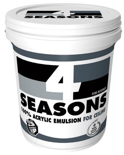สีทาฝ้าเพดานยี่ห้อ TOA รุ่น 4SEASON #A7000 WHITE ขนาด5GL สีทาฝ้าเพดานยี่ห้อ TOA รุ่น 4SEASON #A7000 WHITE ขนาด5GL