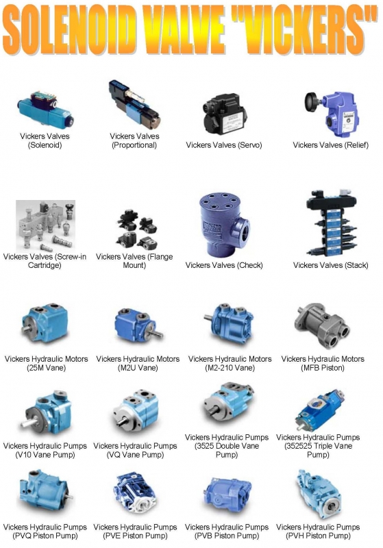 SOLENOID VALVE VICKERS , Hydraulic Motors Vickers, Hydraulic Pumps Vickers SOLENOID VALVE VICKERS , Hydraulic Motors Vickers, Hydraulic Pumps Vickers