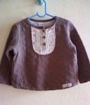 เสื้อแขนยาวสีน้ำตาล