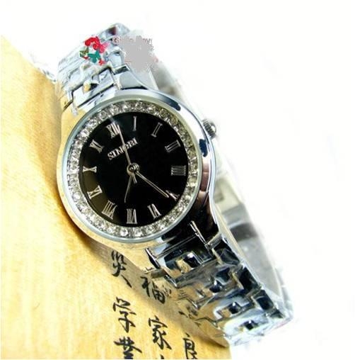 *ใหม่ล่าสุด*นาฬิกาแบรนด์ญี่ปุ่นนำเข้า SINOBI หน้าปัดประดับคริสตัลแท้ ดีไซน์สวยหร