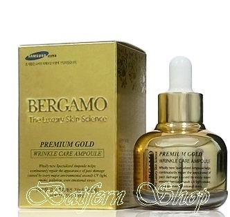 Bergamo The Luxury Skin Science Premium Gold Wrinkle Care Ampoule Bergamo The Luxury Skin Science Premium Gold Wrinkle Care Ampoule