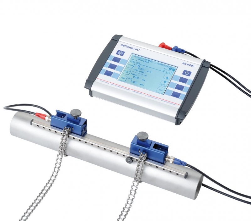 เครื่องวัดอัตราการไหลของของเหลว DeltawaveC-P Portable Clamp-on Ultrasonic Flowme เครื่องวัดอัตราการไหลของของเหลว DeltawaveC-P Portable Clamp-on Ultrasonic Flowme