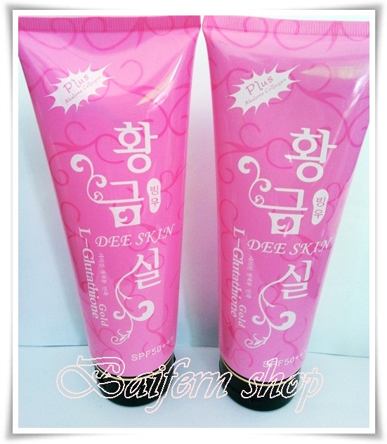 โลชั่นทาผิวขาว L-gluta Dee Skin SPF50 ++ ขนาด 320g