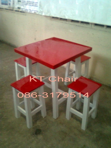 โต๊ะไม้ 70x70x75 พร้อมเก้าอี้ไม้โล้น 4 ตัว ไม้จามจุรี โต๊ะไม้ 70x70x75 พร้อมเก้าอี้ไม้โล้น 4 ตัว ไม้จามจุรี