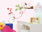 สติ๊กเกอร์ติดผนังห้อง