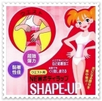 SHAPE UP Sauna Slimming Belt แผ่นอิลาสตินแร็พ สลายไขมัน เซลลุไลท์ บริเวณหน้าท้อง